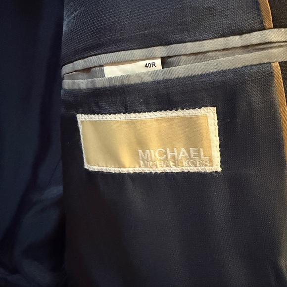 MICHAEL Michael Kors Dark Blue Striped Blazer - Picture 4 of 6